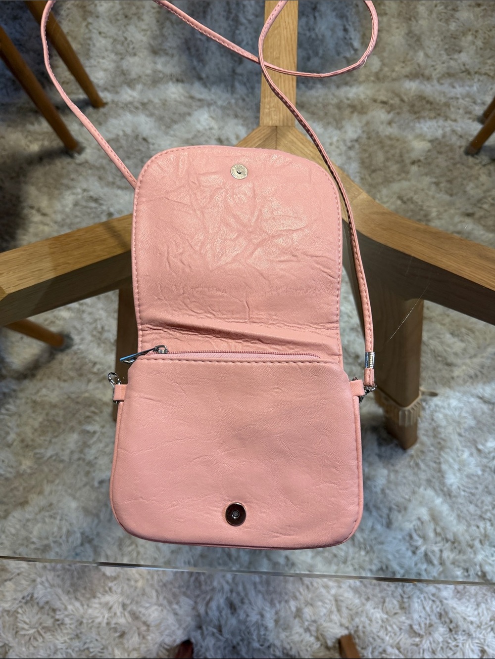 Pink 3-D Floral Crossbody Bag - Women - Picture 6 of 7